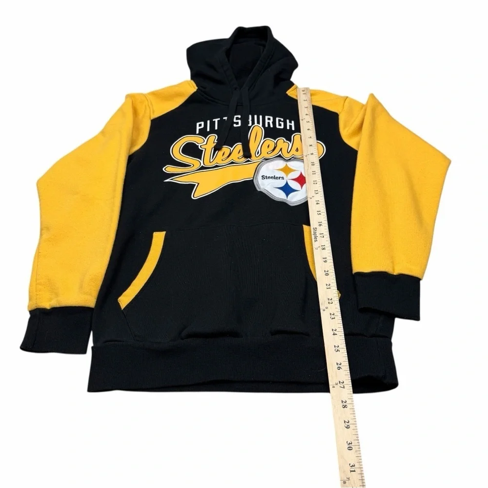 NFL Pittsburgh Steelers Black and Yellow Hoodie - Picture 3 of 9